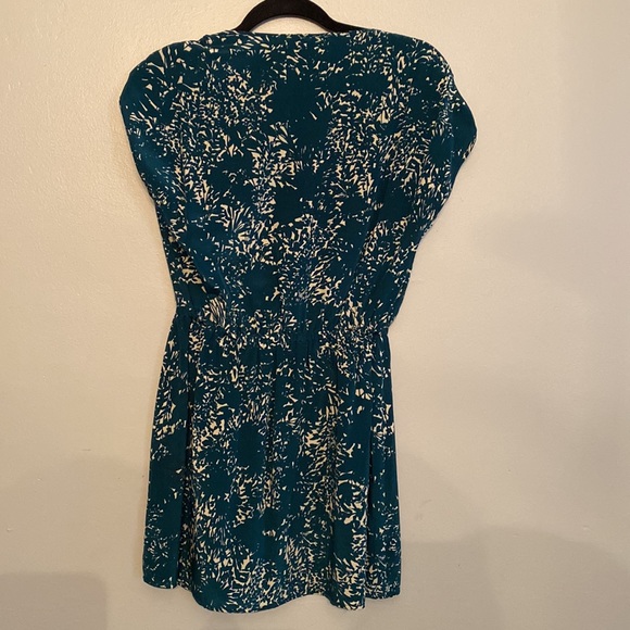 Kimchi Teal Green 100% Silk Dress - Picture 10 of 11